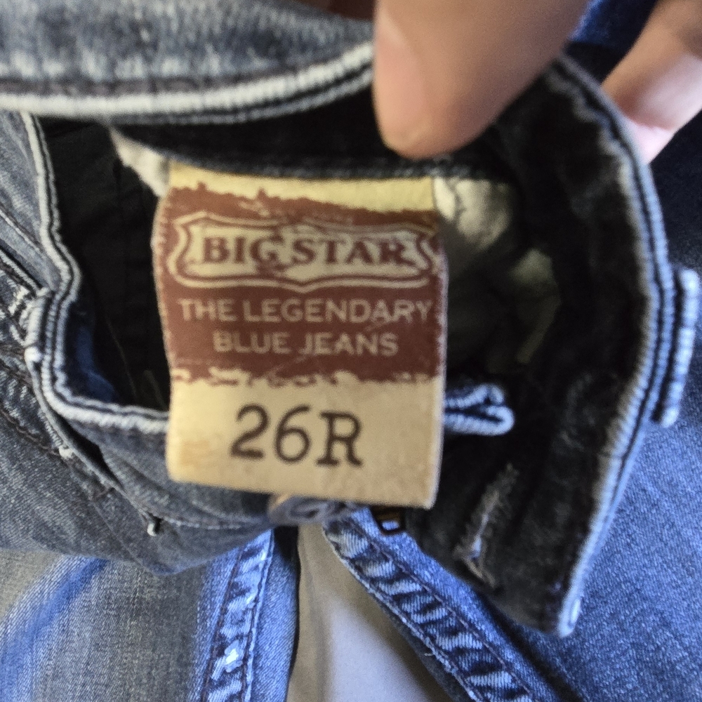 Big Star Women's Classic Blue Straight Leg Jeans - Picture 3 of 4